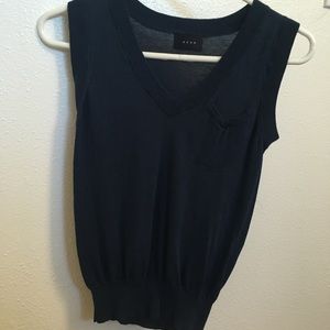 Knit sleeveless top